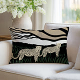 Vold Leopard Reversible Indoor/Outdoor Rectangle Pillow
