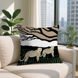 Vold Leopard Reversible Indoor/Outdoor Rectangle Pillow