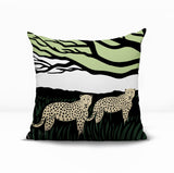 Vold Leopard Reversible Indoor/Outdoor Square Pillow