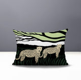 Vold Leopard Reversible Indoor/Outdoor Rectangle Pillow