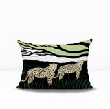 Vold Leopard Reversible Indoor/Outdoor Rectangle Pillow