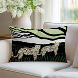 Vold Leopard Reversible Indoor/Outdoor Rectangle Pillow