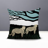 Vold Leopard Reversible Indoor/Outdoor Square Pillow