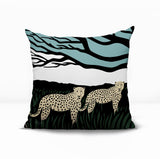 Vold Leopard Reversible Indoor/Outdoor Square Pillow