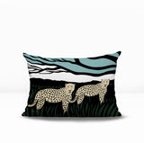 Vold Leopard Reversible Indoor/Outdoor Rectangle Pillow