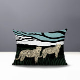 Vold Leopard Reversible Indoor/Outdoor Rectangle Pillow