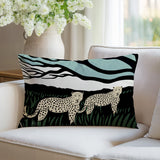 Vold Leopard Reversible Indoor/Outdoor Rectangle Pillow