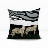 Vold Leopard Reversible Indoor/Outdoor Square Pillow