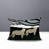 Vold Leopard Reversible Indoor/Outdoor Rectangle Pillow