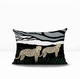 Vold Leopard Reversible Indoor/Outdoor Rectangle Pillow