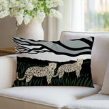Vold Leopard Reversible Indoor/Outdoor Rectangle Pillow