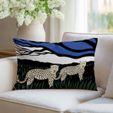 Vold Leopard Reversible Indoor/Outdoor Rectangle Pillow
