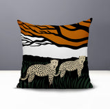 Vold Leopard Reversible Indoor/Outdoor Square Pillow
