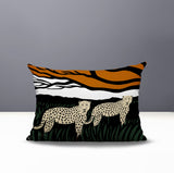 Vold Leopard Reversible Indoor/Outdoor Rectangle Pillow