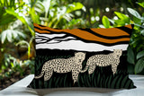 Vold Leopard Reversible Indoor/Outdoor Rectangle Pillow