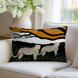 Vold Leopard Reversible Indoor/Outdoor Rectangle Pillow