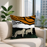 Vold Leopard Reversible Indoor/Outdoor Rectangle Pillow