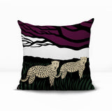 Vold Leopard Reversible Indoor/Outdoor Square Pillow