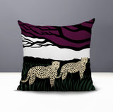 Vold Leopard Reversible Indoor/Outdoor Square Pillow
