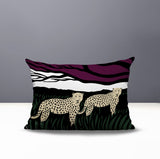 Vold Leopard Reversible Indoor/Outdoor Rectangle Pillow