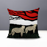 Vold Leopard Reversible Indoor/Outdoor Square Pillow