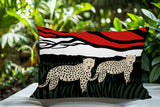 Vold Leopard Reversible Indoor/Outdoor Rectangle Pillow