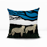 Vold Leopard Reversible Indoor/Outdoor Square Pillow