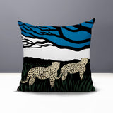 Vold Leopard Reversible Indoor/Outdoor Square Pillow