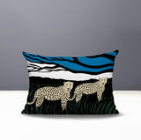 Vold Leopard Reversible Indoor/Outdoor Rectangle Pillow