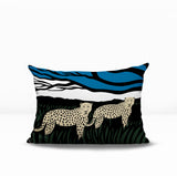 Vold Leopard Reversible Indoor/Outdoor Rectangle Pillow