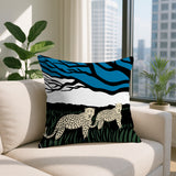 Vold Leopard Reversible Indoor/Outdoor Rectangle Pillow