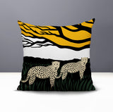 Vold Leopard Reversible Indoor/Outdoor Square Pillow