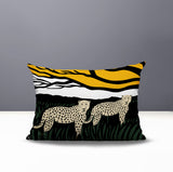 Vold Leopard Reversible Indoor/Outdoor Rectangle Pillow