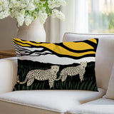 Vold Leopard Reversible Indoor/Outdoor Rectangle Pillow