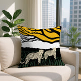 Vold Leopard Reversible Indoor/Outdoor Rectangle Pillow