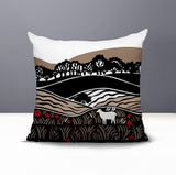 Voldy Floral Landscape Reversible Indoor/Outdoor Square Pillow