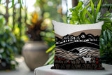 Voldy Floral Landscape Reversible Indoor/Outdoor Square Pillow