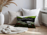 Voldy Floral Landscape Reversible Indoor/Outdoor Rectangle Pillow