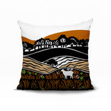 Voldy Floral Landscape Reversible Indoor/Outdoor Square Pillow