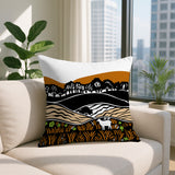Voldy Floral Landscape Reversible Indoor/Outdoor Square Pillow