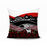 Voldy Floral Landscape Reversible Indoor/Outdoor Square Pillow
