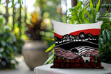 Voldy Floral Landscape Reversible Indoor/Outdoor Square Pillow