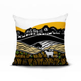 Voldy Floral Landscape Reversible Indoor/Outdoor Square Pillow