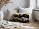 Voldy Floral Landscape Reversible Indoor/Outdoor Rectangle Pillow