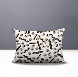 Voxa Abstract Reversible Indoor/Outdoor Lumbar Pillow