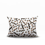 Voxa Abstract Reversible Indoor/Outdoor Lumbar Pillow
