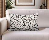 Voxa Abstract Reversible Indoor/Outdoor Lumbar Pillow
