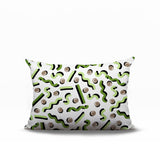 Voxa Abstract Reversible Indoor/Outdoor Lumbar Pillow