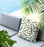 Voxa Abstract Reversible Indoor/Outdoor Square Pillow
