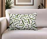 Voxa Abstract Reversible Indoor/Outdoor Lumbar Pillow